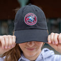 IRONHAWKS Black Adjustable Dad Cap