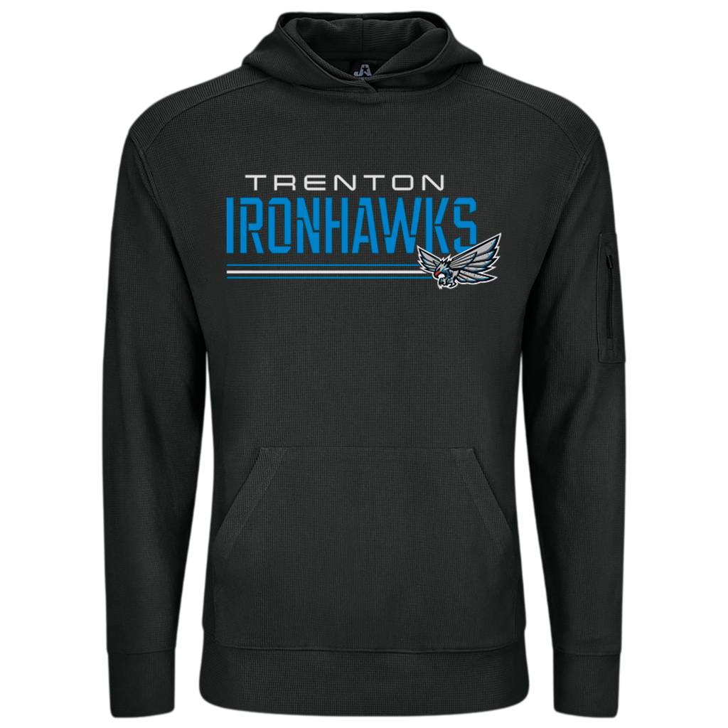 IRONHAWKS Waffle Knit Hoodie