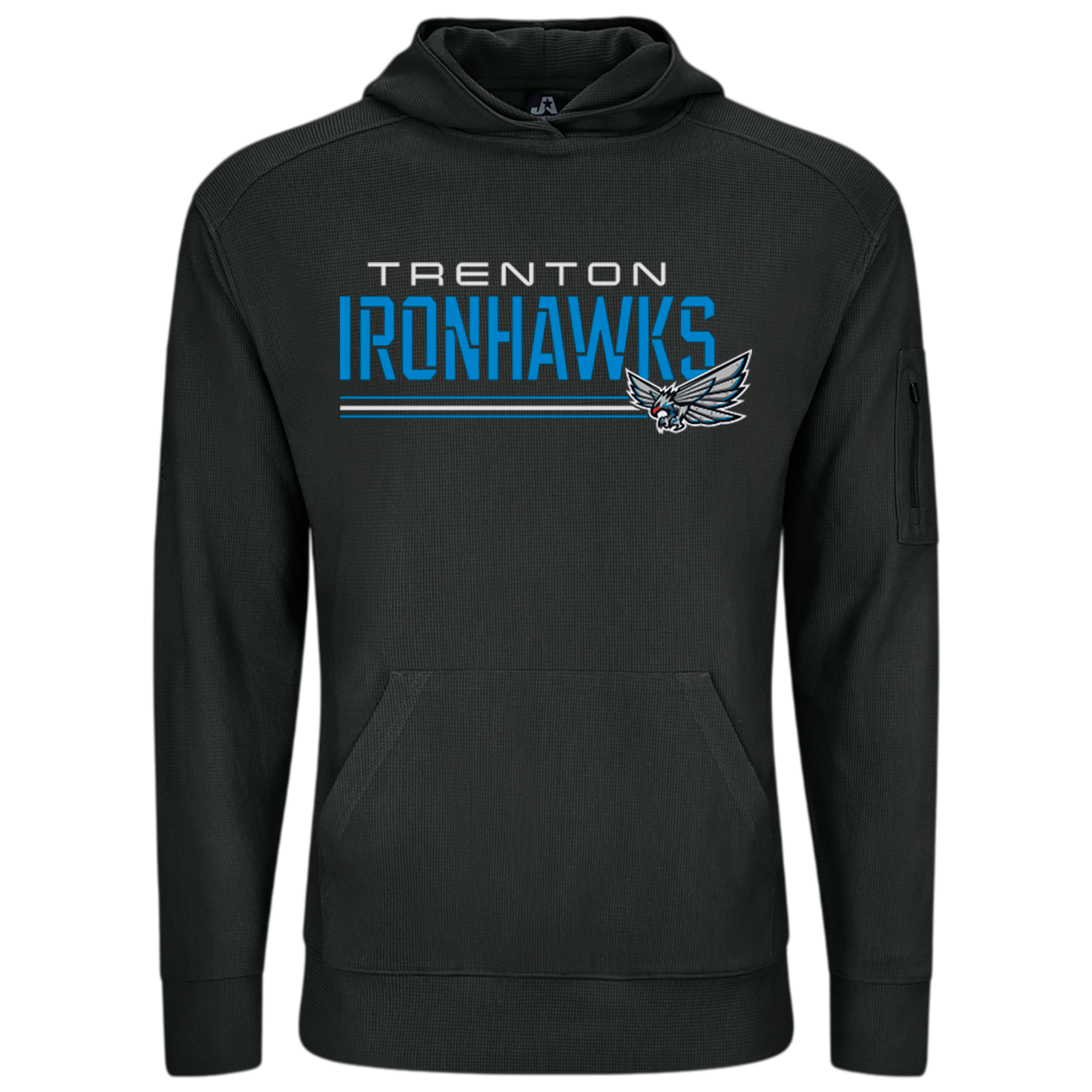 IRONHAWKS Waffle Knit Hoodie