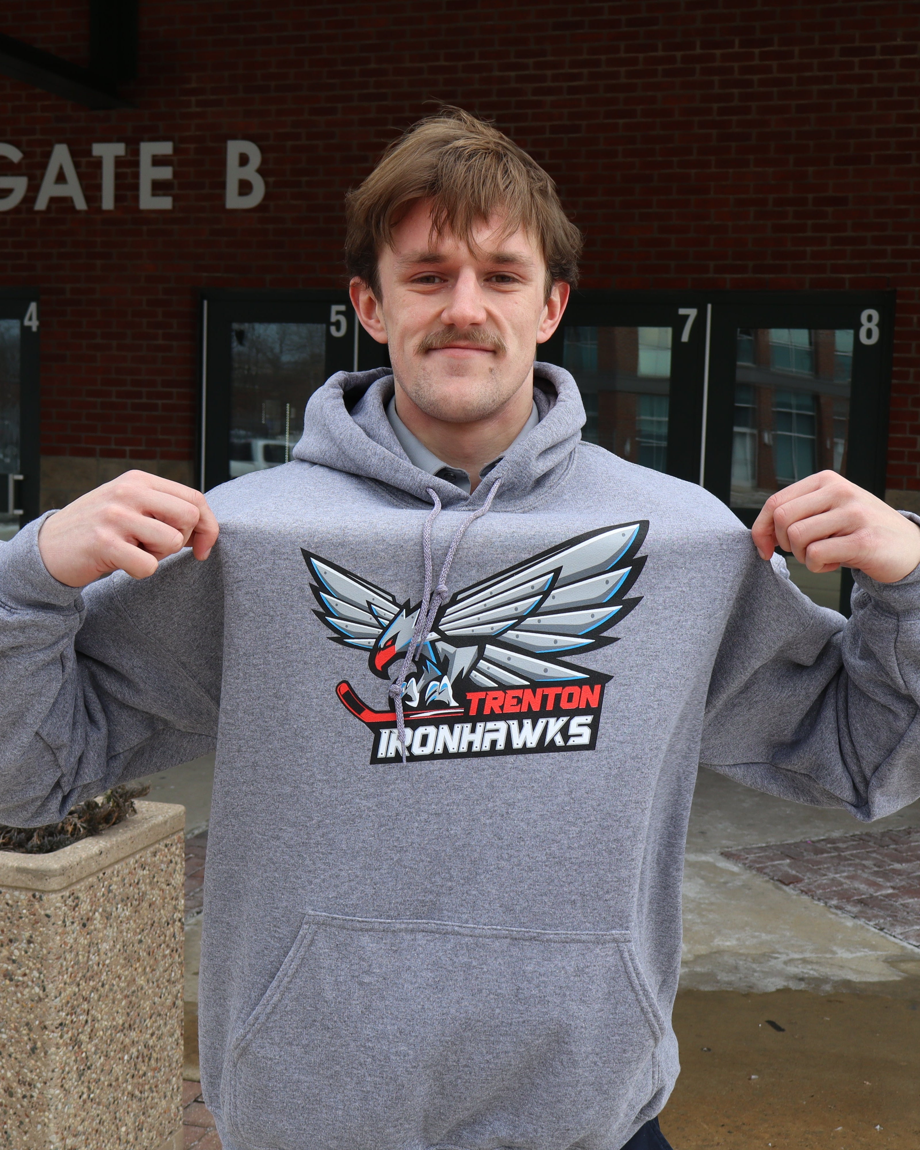Ironhawks Hoodie - Gray