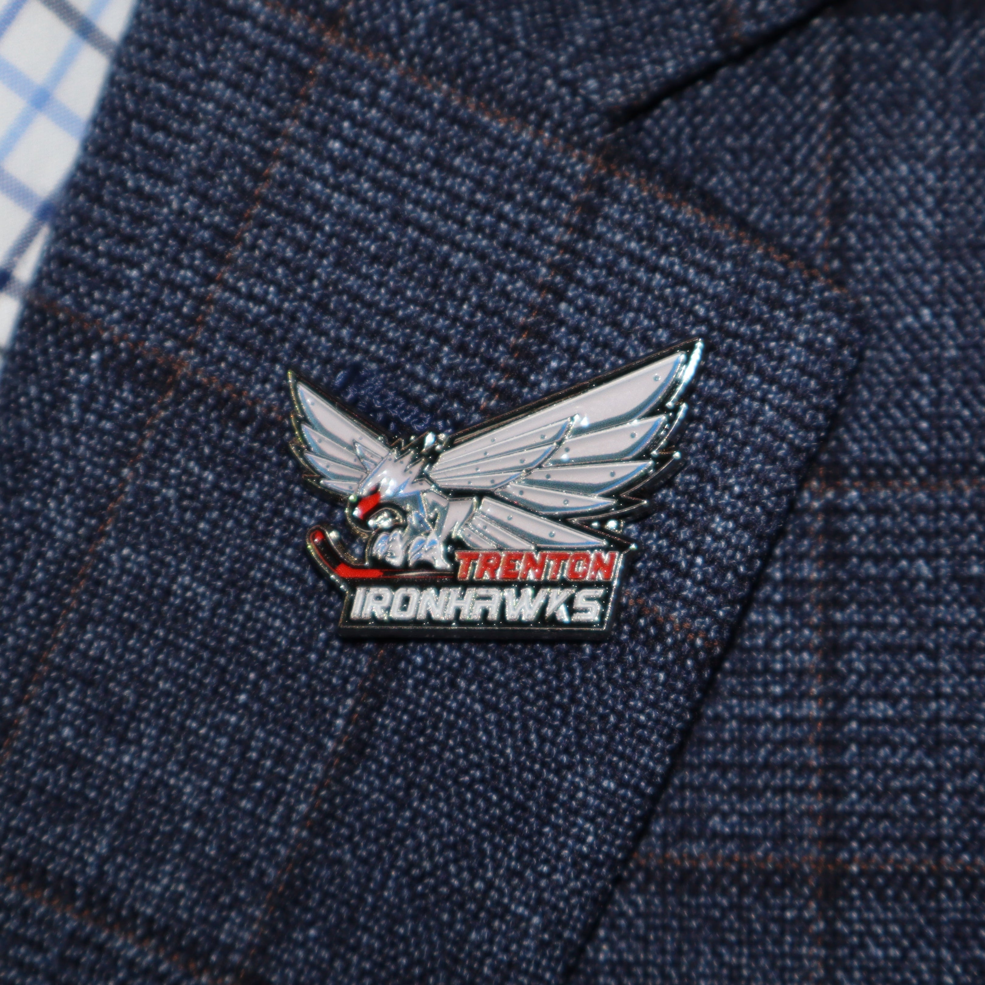 Ironhawks Lapel Pin (die-cut)
