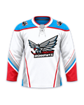 Youth Trenton Ironhawks White Official Replica Jersey