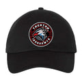 IRONHAWKS Black Adjustable Dad Cap